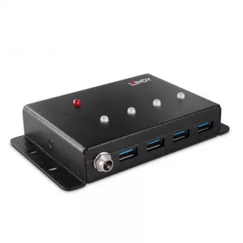 Lindy 4-Port USB 3.0 Metall-Hub