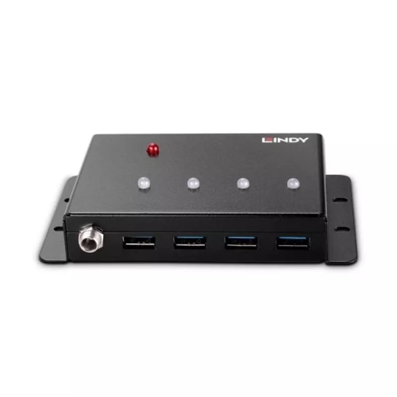 Lindy 4-Port USB 3.0 Metall-Hub