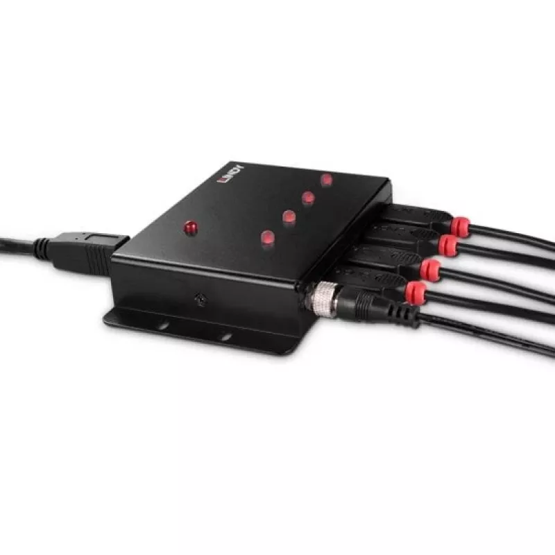 Lindy 4-Port USB 3.0 Metall-Hub