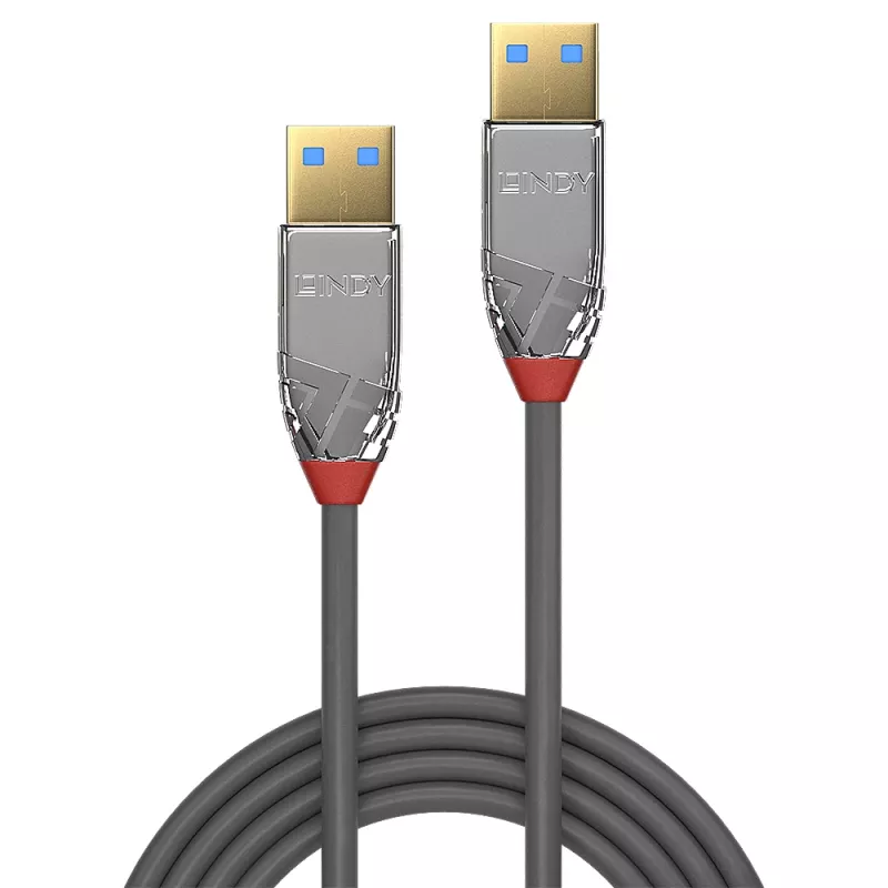 Lindy 36629 USB-Kabel USB 3.2 Gen 1 (3.1 Gen 1) 5 m USB A Grau