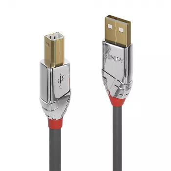 Lindy 7,5 m USB 2.0 Typ A auf B Kabel, Cromo Line