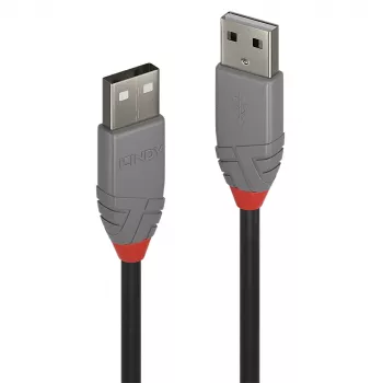 Lindy 5m USB 2.0 Typ-A-auf-A-Kabel, Anthra Line