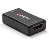 Lindy 50m HDMI 4K30 Repeater, HDCP 2.2, AV-Receiver, Kabelgebunden, Schwarz, HDCP
