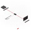 Lindy 50m HDMI 4K30 Repeater, HDCP 2.2, AV-Receiver, Kabelgebunden, Schwarz, HDCP