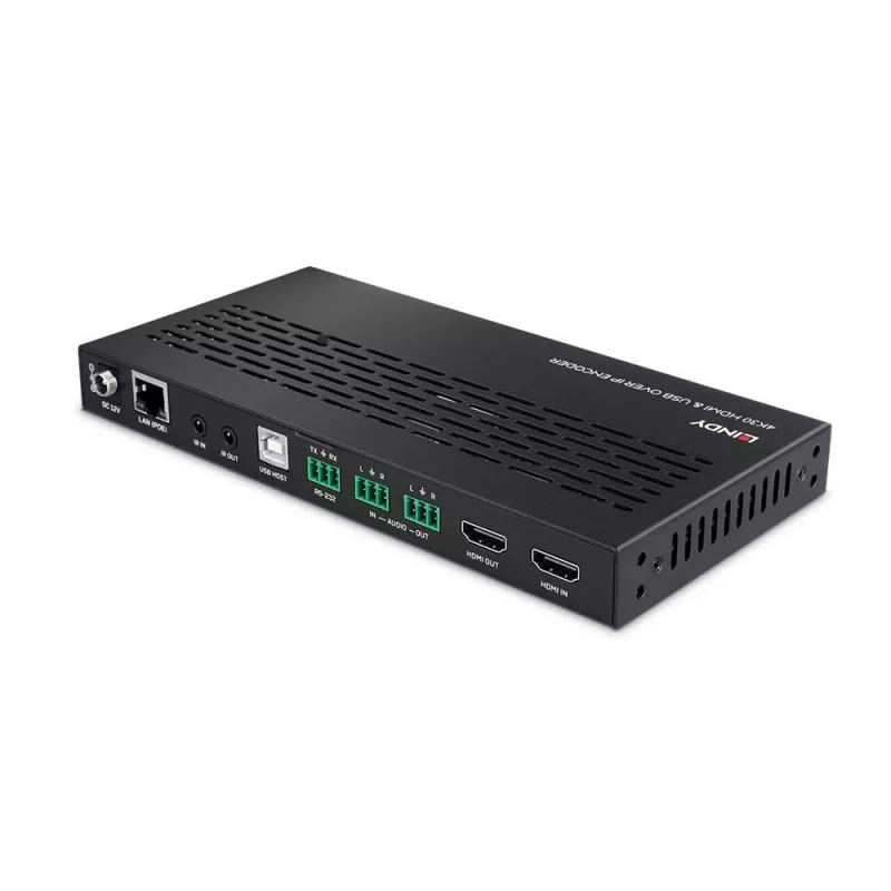 AV-Transmitter Lindy 4K30 HDMI und USB über IP System - Encoder 3840 x 2160 Pixel