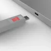 USB-Typ-C-Portblocker-Schlüsselset Lindy, 4er-Pack, Pink