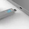 Port-Blocker Lindy USB Type C Port Blocker Key Packung mit 4 Stück Blau