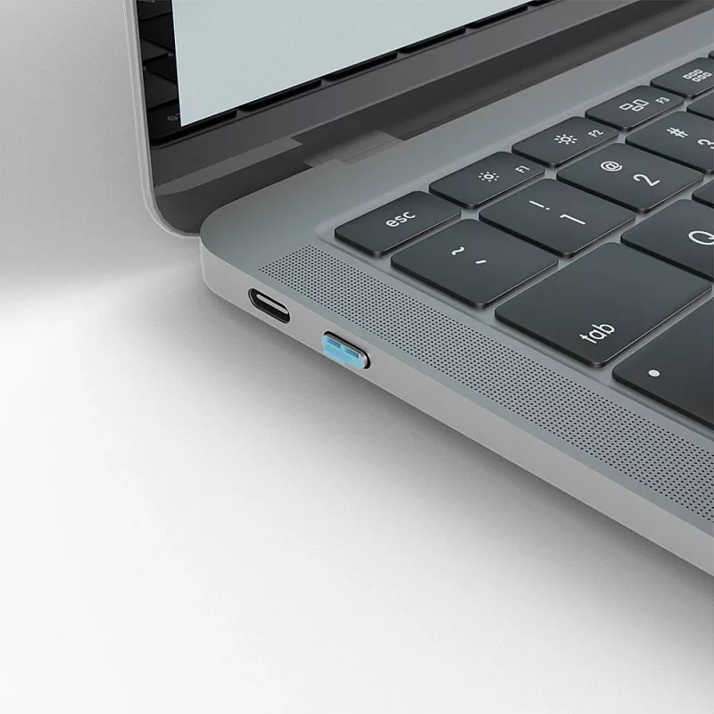 Port-Blocker Lindy USB Type C Port Blocker Key Packung mit 4 Stück Blau