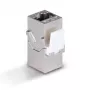 Netzwerkkabel Lindy CAT 6A Female Coupler Keystone RJ-45 Flach Metallisch 1 Stück