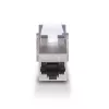 Netzwerkkabel Lindy CAT 6A Female Coupler Keystone RJ-45 Flach Metallisch 1 Stück