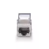 Netzwerkkabel Lindy CAT 6A Female Coupler Keystone RJ-45 Flach Metallisch 1 Stück