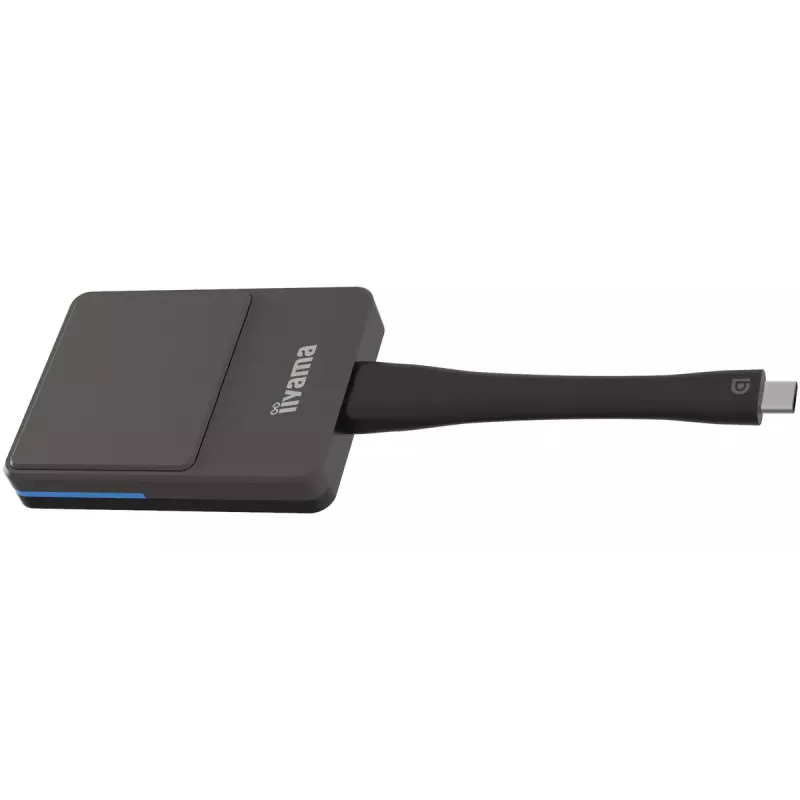 iiyama WP D002C Smart-TV-Dongle USB 4K Ultra HD Schwarz, Silber