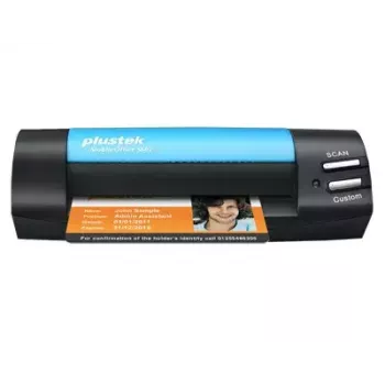 Plustek MobileOffice S602 Visitenkartenscanner 1200 x 1200 dpi A6 Schwarz, Blau