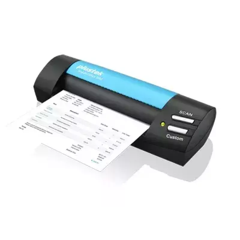 Plustek MobileOffice S602 Visitenkartenscanner 1200 x 1200 dpi A6 Schwarz, Blau