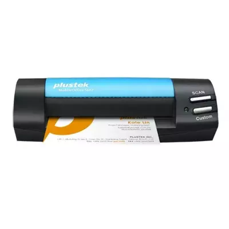 Plustek MobileOffice S602 Visitenkartenscanner 1200 x 1200 dpi A6 Schwarz, Blau