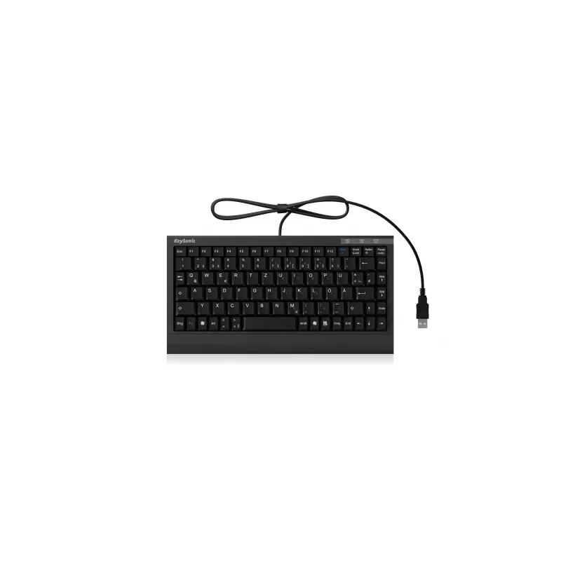 KeySonic ACK-595C+ (DE) Tastatur Büro USB QWERTZ Deutsch Schwarz