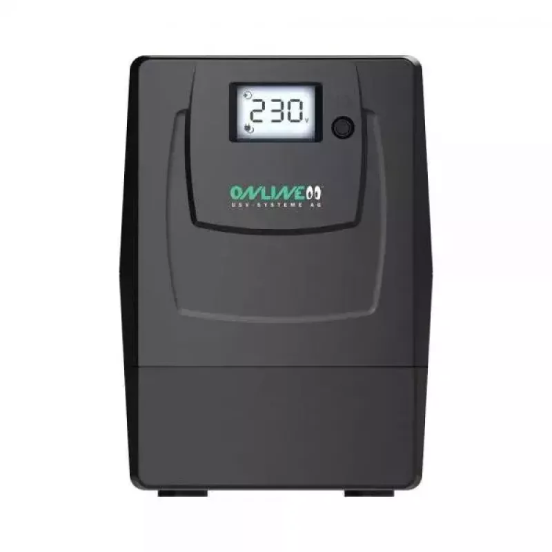 Unterbrechungsfreie Stromversorgung ONLINE USV-Systeme YUNTO Smile 800 Line-Interactive 0,8 kVA 480 W 2 AC-Ausgänge 9 Ah Batterie LCD Tower