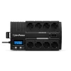 Unterbrechungsfreie Stromversorgung CYBERPOWER BR700ELCD, Line-Interactive 0,7 kVA (420 W), 8x Typ-F-Ausgänge, LCD, AVR