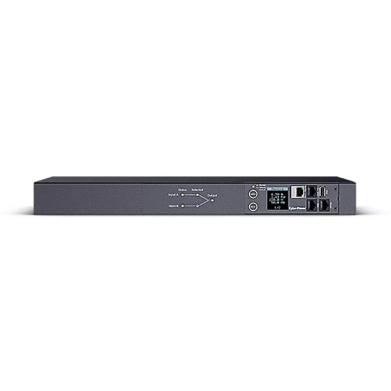 CyberPower PDU44004 power distribution unit (PDU) 12 AC outlet(s) 1U Schwarz