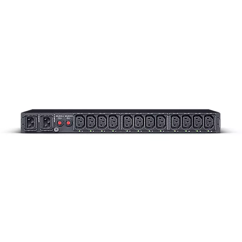 CyberPower PDU44004 power distribution unit (PDU) 12 AC outlet(s) 1U Schwarz