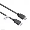 Neomounts HDMI25MM HDMI-Kabel – 7,5 Meter, 7,5 m, 10,2 Gbit/s, Schwarz
