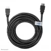 Neomounts HDMI25MM HDMI-Kabel – 7,5 Meter, 7,5 m, 10,2 Gbit/s, Schwarz