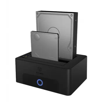 ICY BOX 2-bay Docking and Cloning Station for 2.5 inch or 3.5 inch SATA Drives to USB 3.0 Host