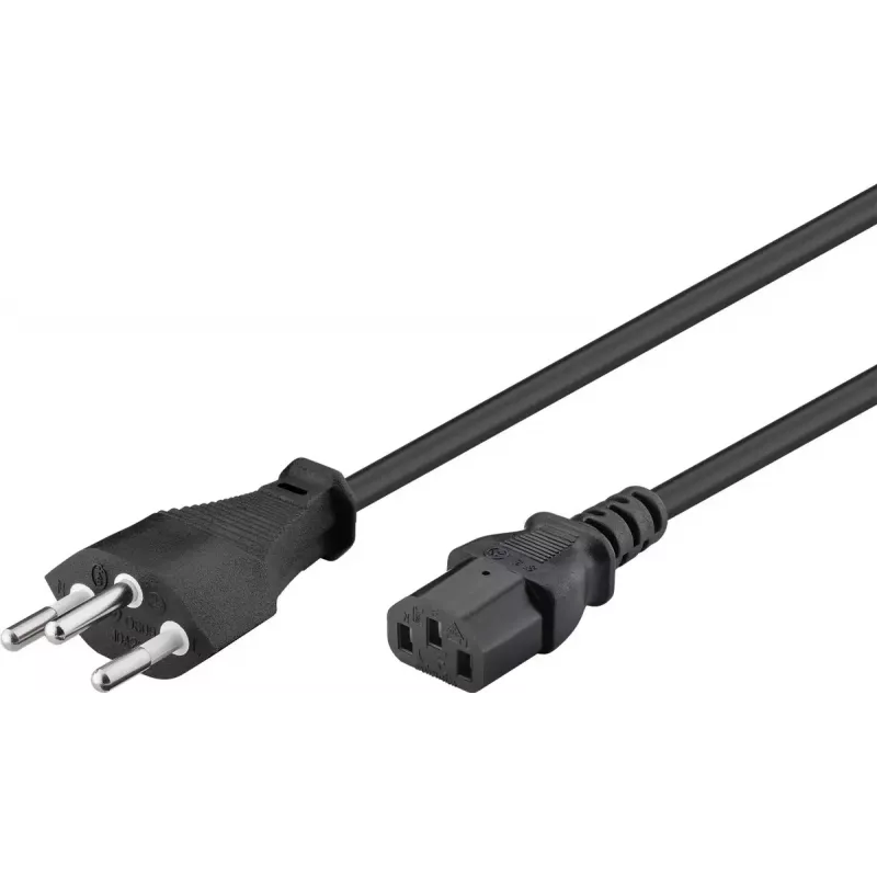 Netzkabel Goobay 93617 Schwarz 2 m SEV 1011 IEC C13