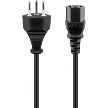 Netzkabel Goobay 93617 Schwarz 2 m SEV 1011 IEC C13