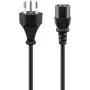 Netzkabel Goobay 93617 Schwarz 2 m SEV 1011 IEC C13