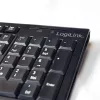 Kabelloses Tastatur-Maus-Set LogiLink ID0104 Schwarz