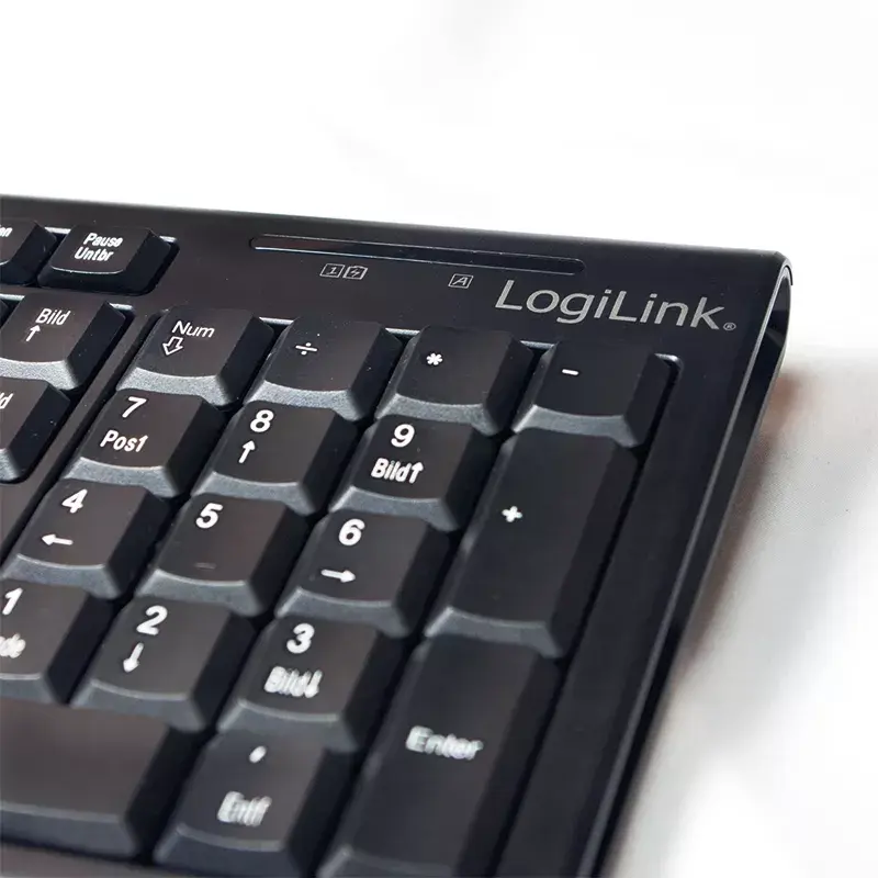 Kabelloses Tastatur-Maus-Set LogiLink ID0104 Schwarz