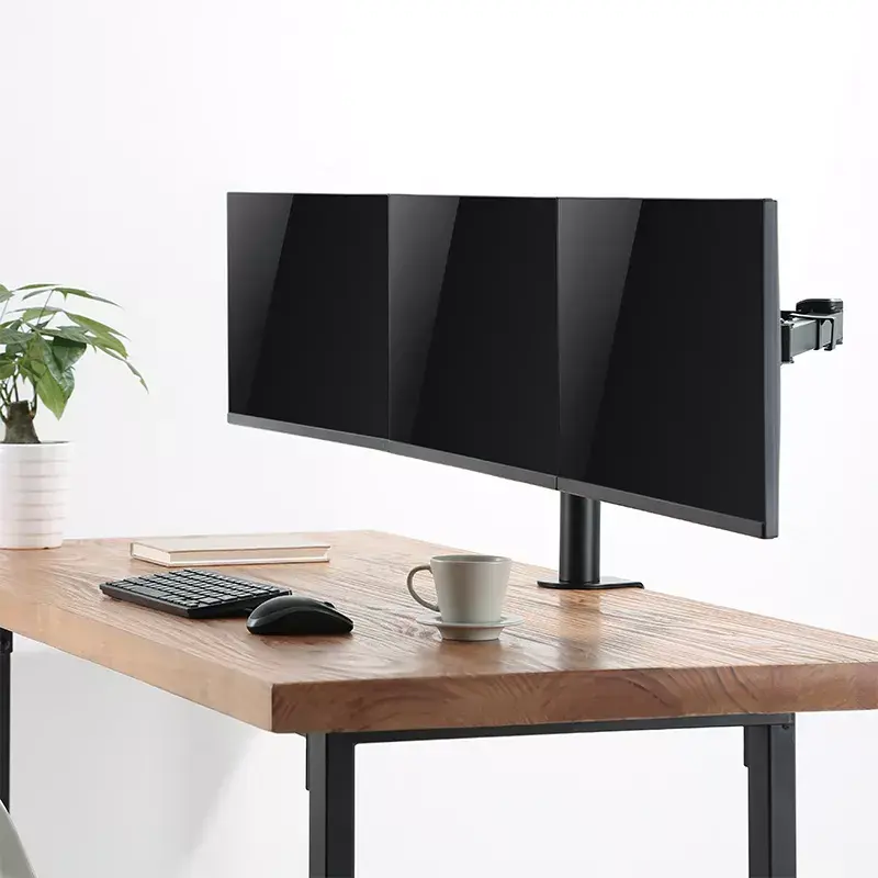 Monitorhalterung LogiLink BP0107 81,3 cm (32 Zoll) Schreibtisch Schwarz