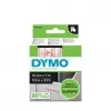 DYMO Authentic D1 Labels | Roter Aufdruck auf Weißband | 12 mm x 7 m | Selbstklebende Etiketten für LabelManager Etikettendrucker | Hergestellt in Europa
