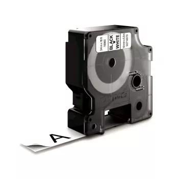 Label Tape DYMO D1 Durable Schwarz auf Weiß 19mm