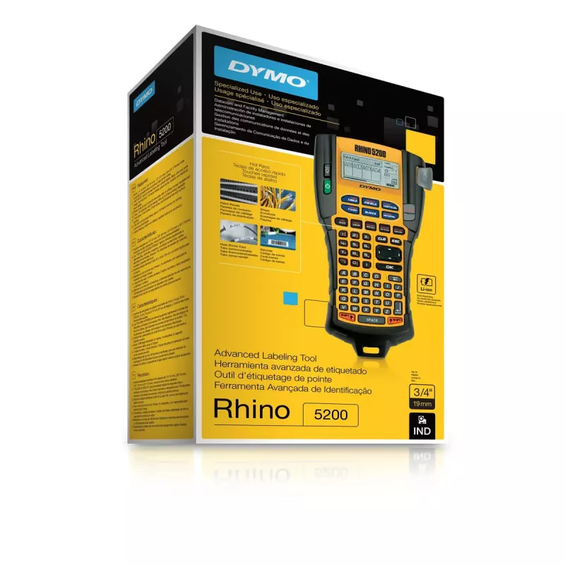 Etikettendrucker DYMO RHINO 5200 Thermotransfer 180 x 180 DPI