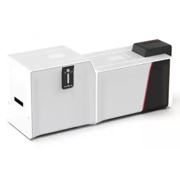 Plastikkartendrucker Evolis Primacy 2 — Farbsublimation/Harz-Thermotransfer, 300 x 1200 DPI, 100 Blatt Zufuhr, Fast Ethernet