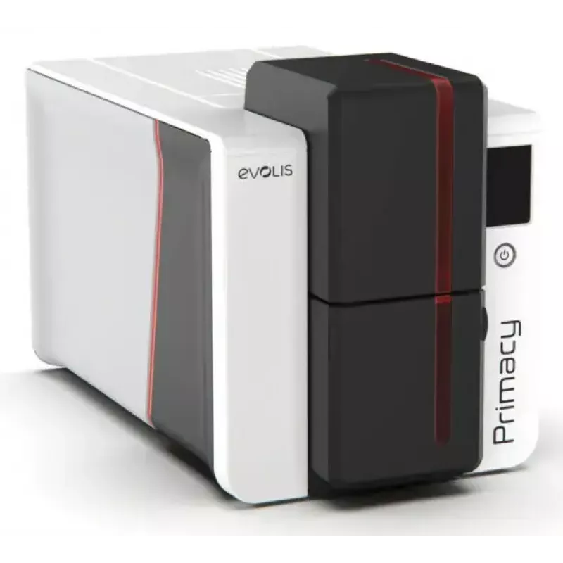 Plastikkartendrucker Evolis Primacy 2 — Farbsublimation/Harz-Thermotransfer, 300 x 1200 DPI, 100 Blatt Zufuhr, Fast Ethernet