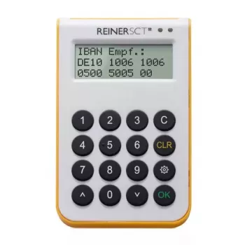 Smart Card Reader Reiner SCT cyberJack one USB Weiß Gelb