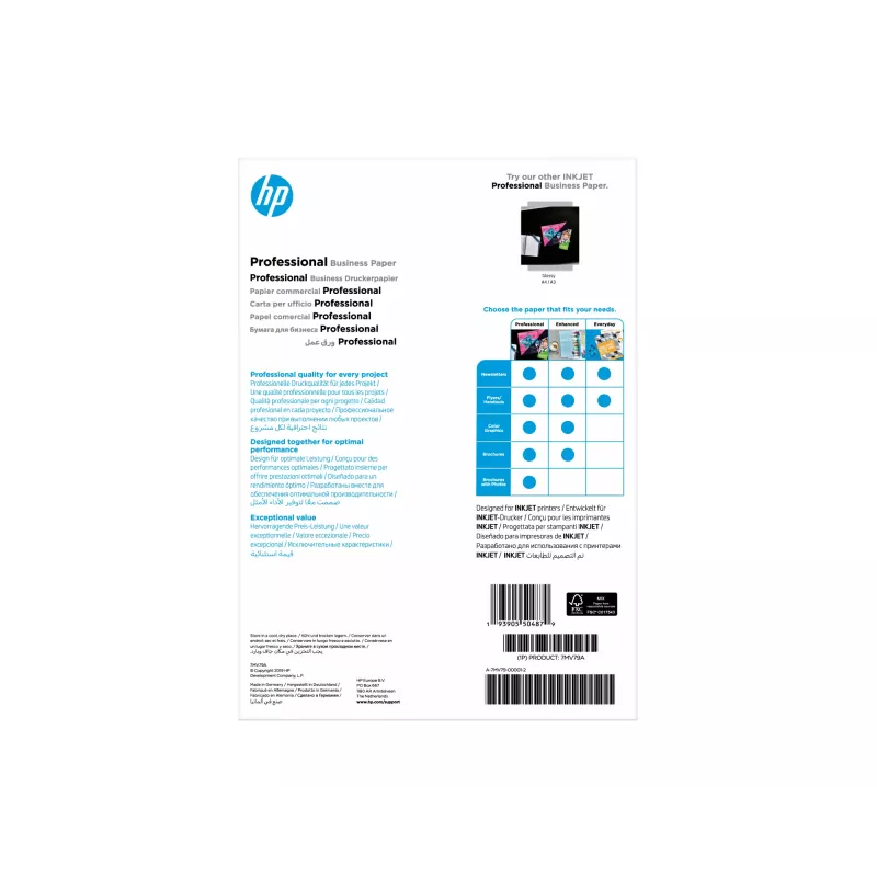 HP Professional Business Paper Matt 180 g/m² A4 (210 x 297 mm) 150 Blatt