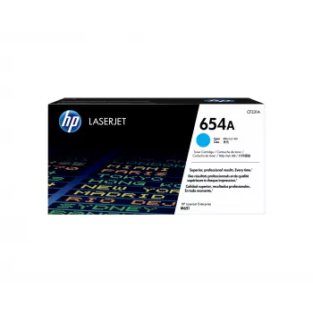 HP 654A Cyan Original LaserJet Tonerkartusche