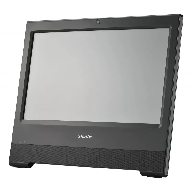 Shuttle All-In-One Barebone X50V9U3, 15,6 Zoll Single-Touch-Bildschirm (resistiv), Intel i3-1315U, WLAN, IP54, lüfterlos, 24/7 Dauerbetrieb
