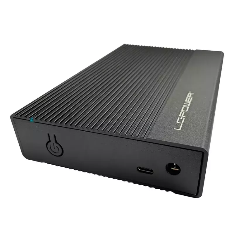 HDD/SSD-Gehäuse LC-Power LC-25U3-C Schwarz 2,5 Zoll USB Type-C 6 Gbit/s