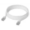 Netzwerk-Patchkabel UBIQUITI UACC-CABLE-PATCH-EL-C6A-5M-W Cat6a 5 m RJ-45 transluzent weiß