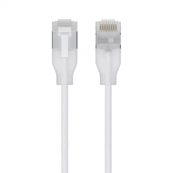 Netzwerk-Patchkabel UBIQUITI UACC-CABLE-PATCH-EL-C6A-5M-W Cat6a 5 m RJ-45 transluzent weiß