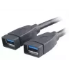 USB-Kabel 2 x USB A Akasa AK-CBUB09-15BK Schwarz