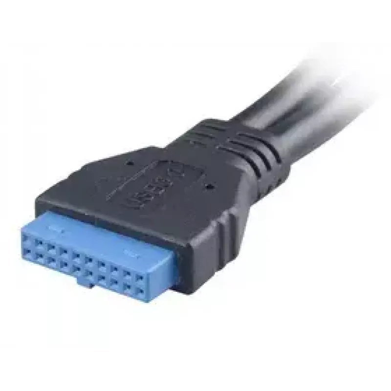 USB-Kabel 2 x USB A Akasa AK-CBUB09-15BK Schwarz