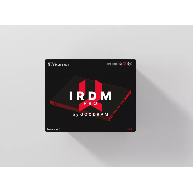 Goodram IRDM PRO gen.2 512 GB - SSD - 512 GB - intern - 2,5 Zoll (6,4 cm) - SATA 6Gb/s