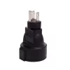Microconnect PETRAVEL3 Netzstecker-Adapter Typ B Typ F Schwarz