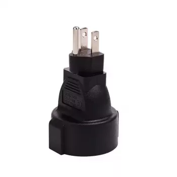 Microconnect PETRAVEL3 Netzstecker-Adapter Typ B Typ F Schwarz